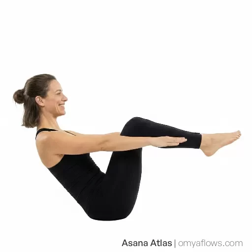 Ardha Navasana – Half Boat Pose