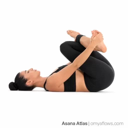 Supta Gomukhasana – Liegende Kuhgesichtstellung