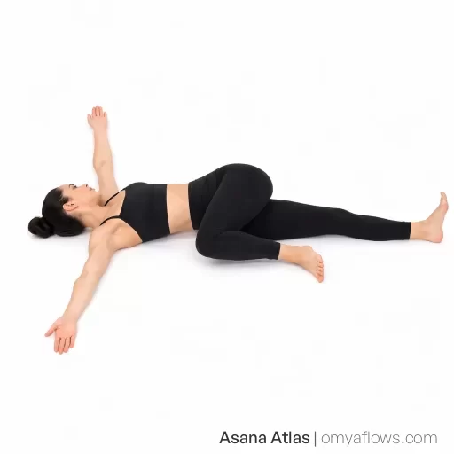 Supine Spinal Twist