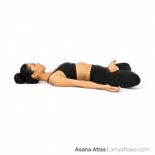 Supta Padmasana – Reclining Lotus Pose