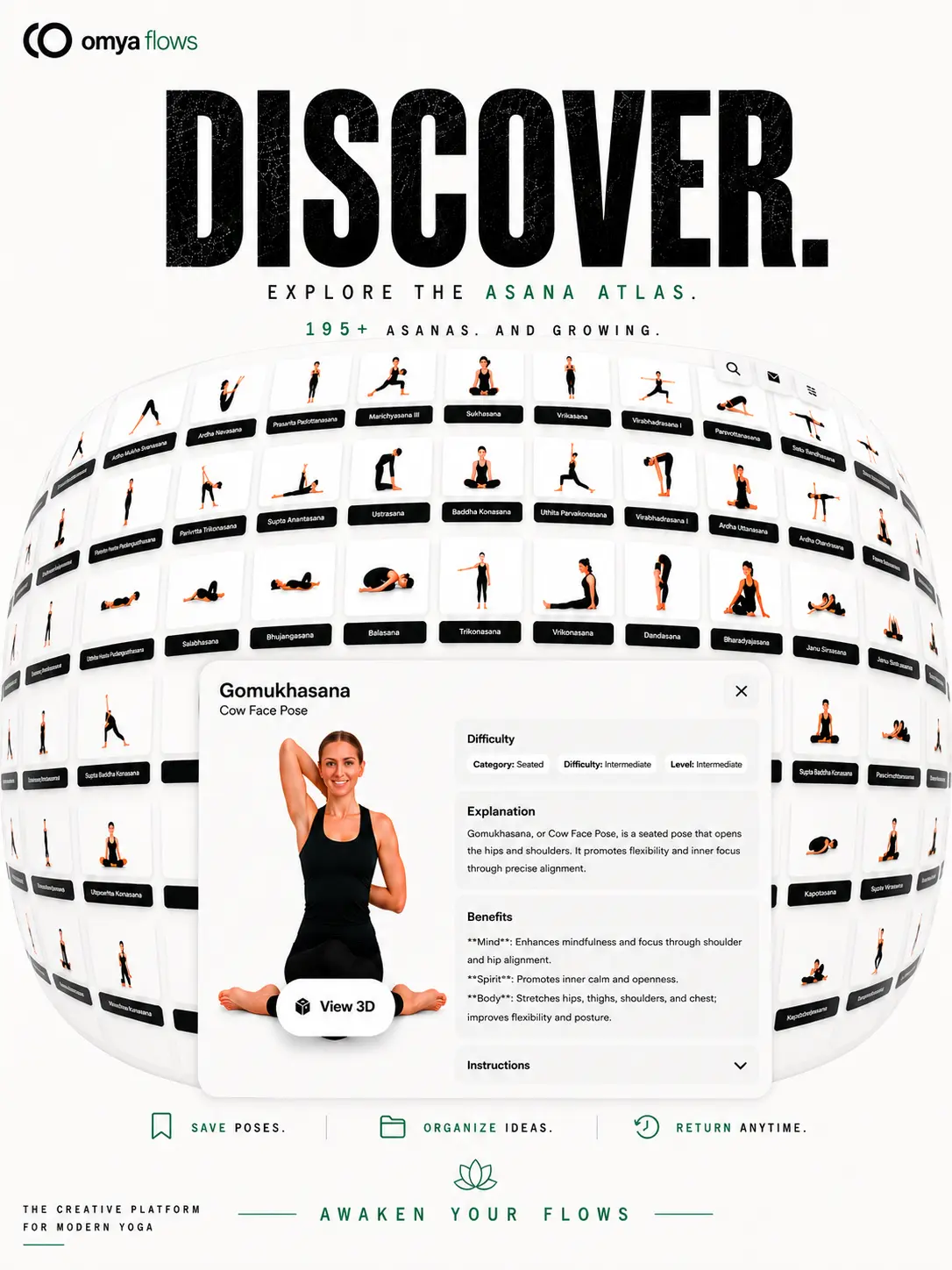 omyaflows Asana Atlas discovery interface
